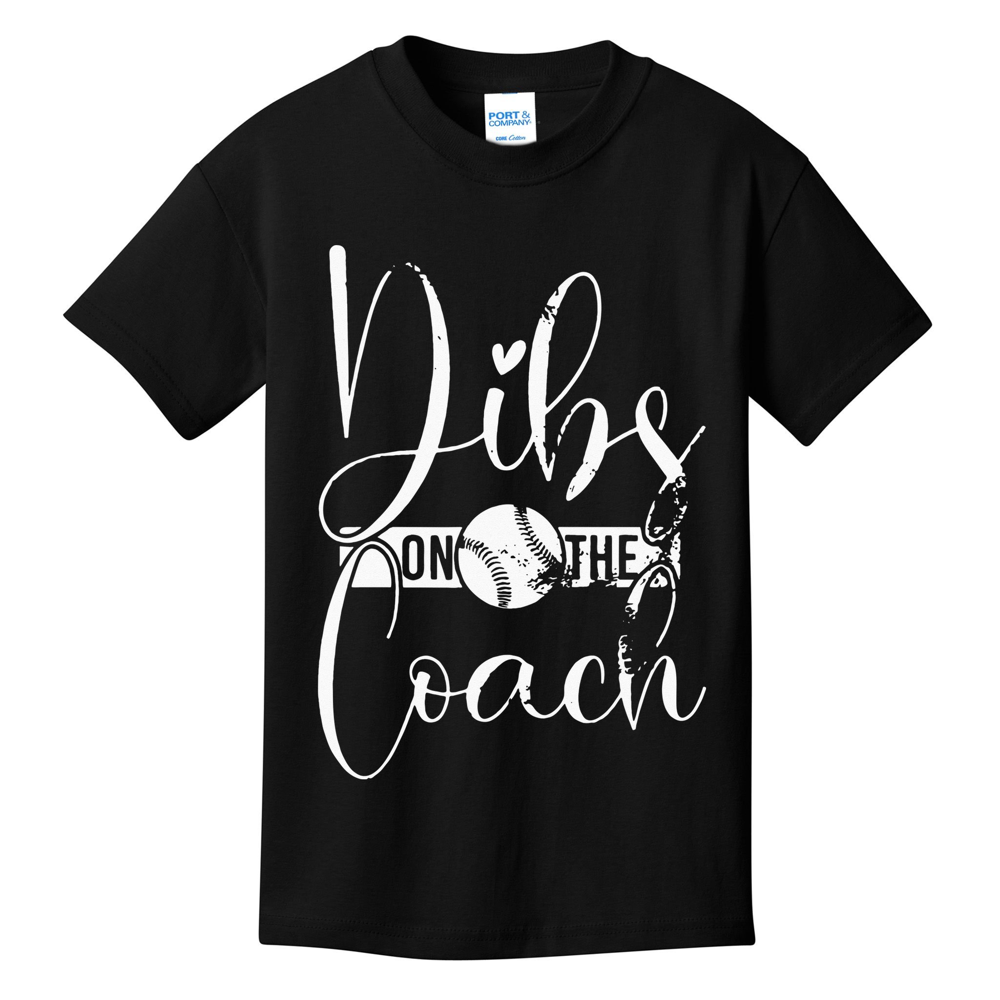 Dibs On The Coach Baseball For Baseball Coach Wife  Kids T-Shirt