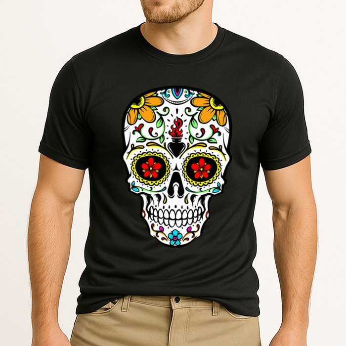 Day of the Dead Celebration Outfit Calavera Cooling Performance Crew T-Shirt