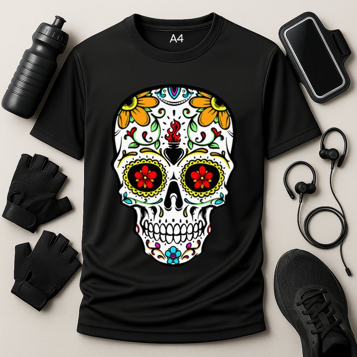Day of the Dead Celebration Outfit Calavera Cooling Performance Crew T-Shirt