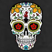 Day of the Dead Celebration Outfit Calavera Adult Drive Performance Visor