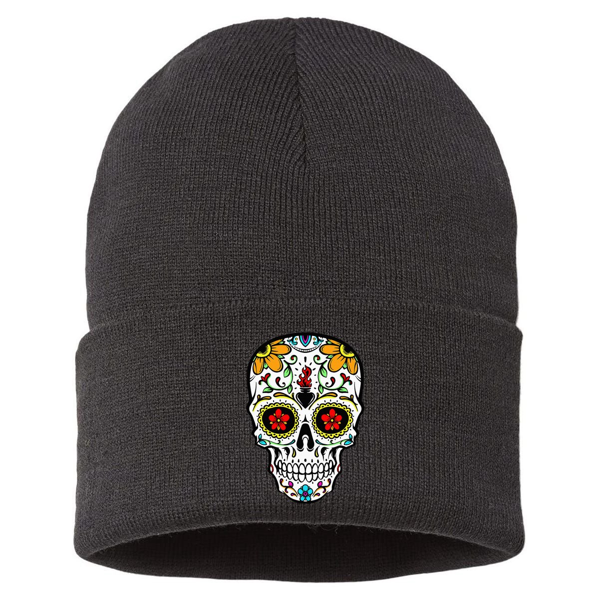 Day of the Dead Celebration Outfit Calavera Sustainable Knit Beanie