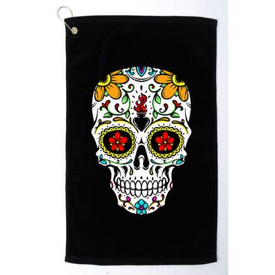Day of the Dead Celebration Outfit Calavera Golf Towel