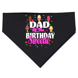 Dad Of The Birthday Sweetie USA-Made Doggie Bandana