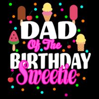 Dad Of The Birthday Sweetie Cooling Performance Crew T-Shirt