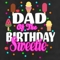 Dad Of The Birthday Sweetie 25L Jumbo Tote
