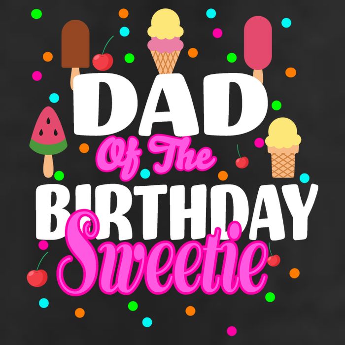 Dad Of The Birthday Sweetie 25L Jumbo Tote