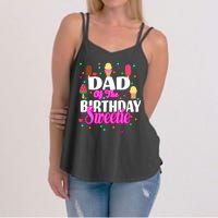 Dad Of The Birthday Sweetie Women's Strappy Tank