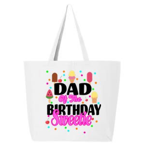 Dad Of The Birthday Sweetie 25L Jumbo Tote