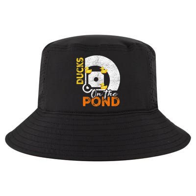 Ducks On The Pond Baseball Field Softball Saying Cool Comfort Performance Bucket Hat
