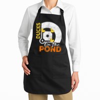 Ducks On The Pond Baseball Field Softball Saying Apron