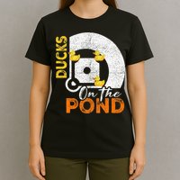 Ducks On The Pond Baseball Field Softball Saying T-Shirt