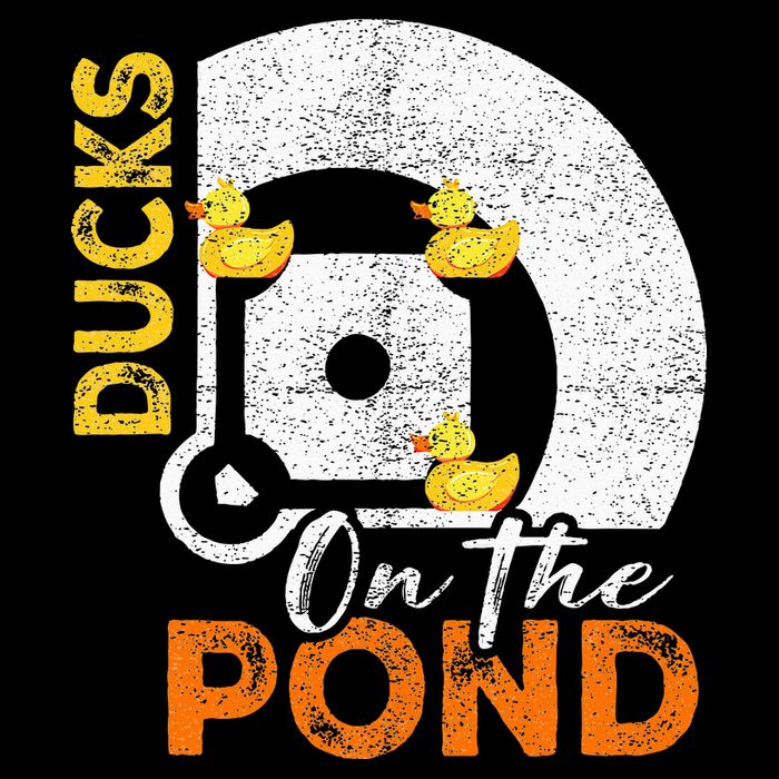 Ducks On The Pond Baseball Field Softball Saying T-Shirt