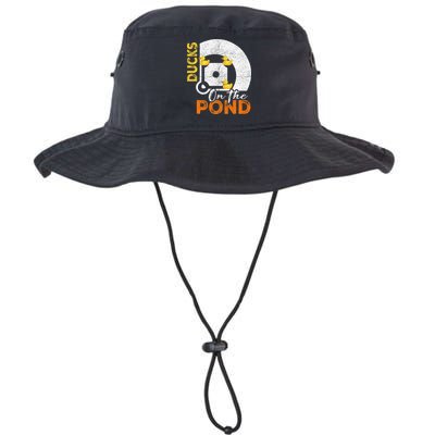 Ducks On The Pond Baseball Field Softball Saying Bucket Hat