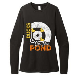 Ducks On The Pond Baseball Field Softball Saying Womens CVC Long Sleeve Shirt