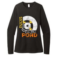 Ducks On The Pond Baseball Field Softball Saying Womens CVC Long Sleeve Shirt