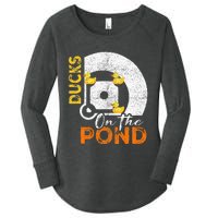 Ducks On The Pond Baseball Field Softball Saying Women's Perfect Tri Tunic Long Sleeve Shirt