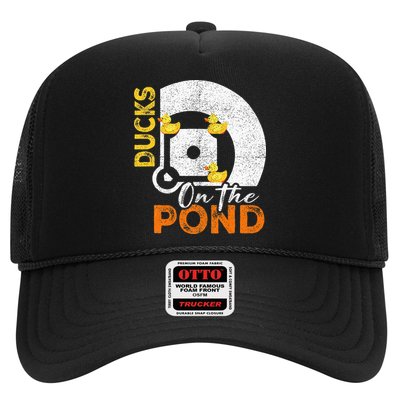 Ducks On The Pond Baseball Field Softball Saying Trucker Hat