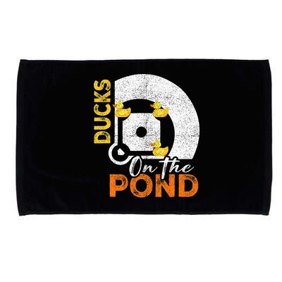 Ducks On The Pond Baseball Field Softball Saying Microfiber Hand Towel