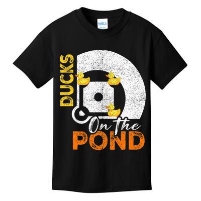 Ducks On The Pond Baseball Field Softball Saying Kids T-Shirt