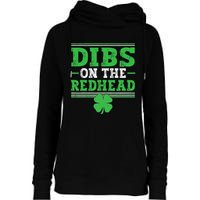 Dibs On The Redhead Womens Funnel Neck Pullover Hood