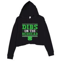 Dibs On The Redhead Crop Fleece Hoodie