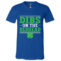 Dibs On The Redhead V-Neck T-Shirt