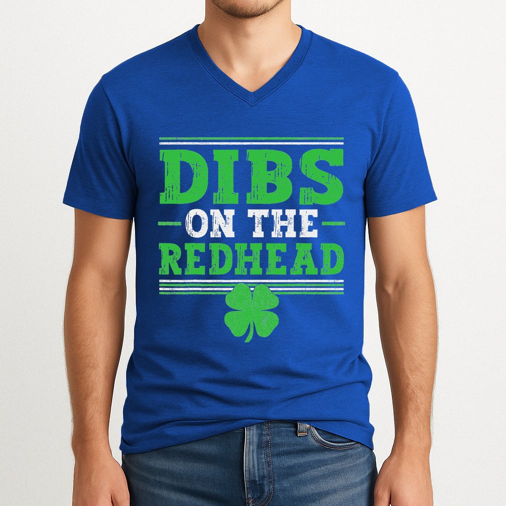 Dibs On The Redhead V-Neck T-Shirt