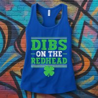 Dibs On The Redhead Womens Tank Top