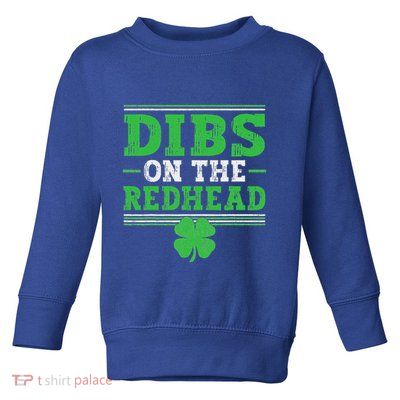 Dibs On The Redhead Toddler Sweatshirt