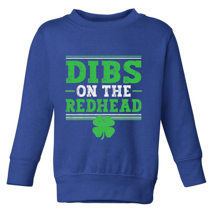 Dibs On The Redhead Toddler Sweatshirt