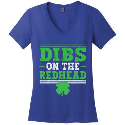 Dibs On The Redhead Women's V-Neck T-Shirt