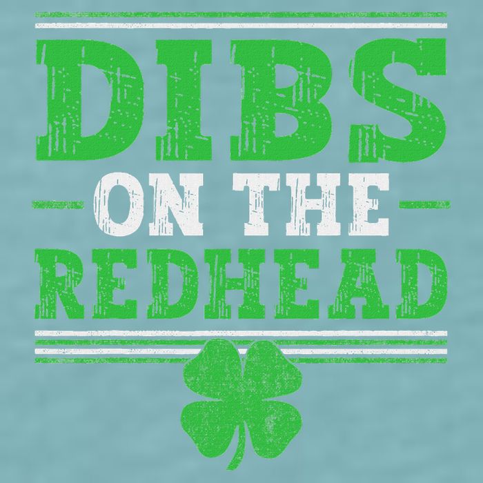 Dibs On The Redhead Sueded Cloud Jersey T-Shirt
