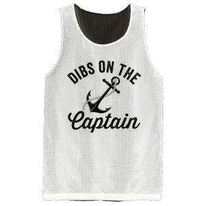 Dibs on The Captain Funny Captain Wife Mesh Reversible Basketball Jersey Tank