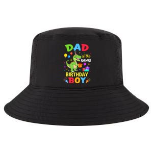 Dad Of The Birthday Boy Trex Funny Dinosaur Boy Party Cool Comfort Performance Bucket Hat