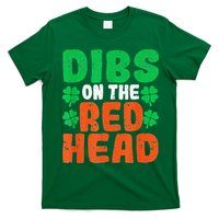 Dibs On The Redhead Irish Shamrock St Patrick's Day Drinking T-Shirt