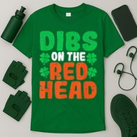 Dibs On The Redhead Irish Shamrock St Patrick's Day Drinking T-Shirt