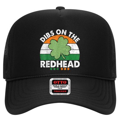 Dibs On The Redhead Funny St Patricks Day Drinking Trucker Hat