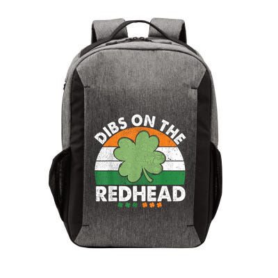 Dibs On The Redhead Funny St Patricks Day Drinking Vector Backpack