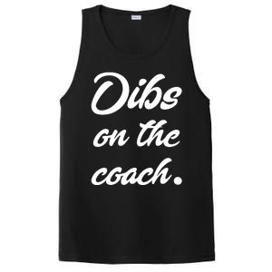 Dibs On The Coach Shirts For Coachs Wife Funny Baseball Tee PosiCharge Competitor Tank