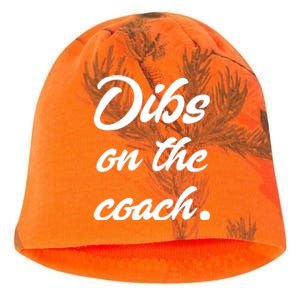 Dibs On The Coach Shirts For Coachs Wife Funny Baseball Tee Kati - Camo Knit Beanie