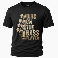 Dibs On The Bass Player Guitar Musician Cooling Performance Crew T-Shirt