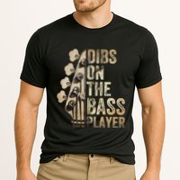 Dibs On The Bass Player Guitar Musician Cooling Performance Crew T-Shirt