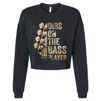 Dibs On The Bass Player Guitar Musician Cropped Pullover Crew