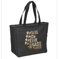 Dibs On The Bass Player Guitar Musician Zip Tote Bag