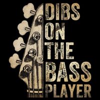 Dibs On The Bass Player Guitar Musician Zip Tote Bag