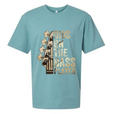 Dibs On The Bass Player Guitar Musician Sueded Cloud Jersey T-Shirt
