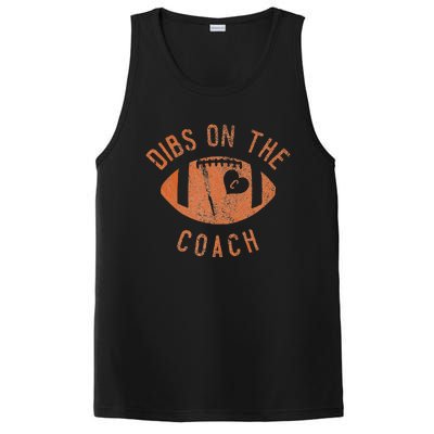 Dibs On The Coach Funny Football Wife Girlfriend Love PosiCharge Competitor Tank