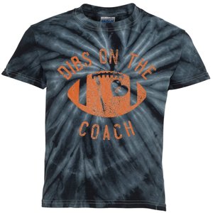 Dibs On The Coach Funny Football Wife Girlfriend Love Kids Tie-Dye T-Shirt