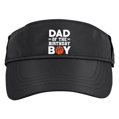 Dad Of The Birthday Boy Basketball Coach Basketball Player Adult Drive Performance Visor