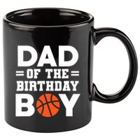 Dad Of The Birthday Boy Basketball Coach Basketball Player 11oz C Handle Ceramic Mug